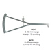 Bone Caliper، 0-40mm،Curved 15 cm جویا(4435)