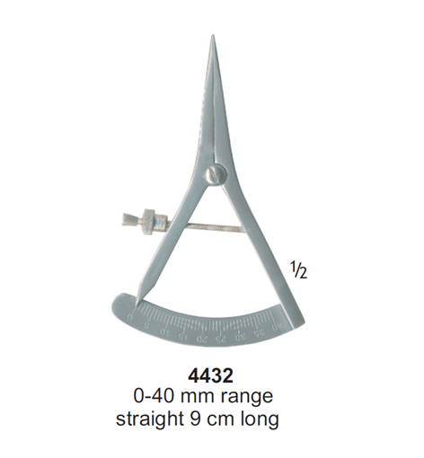 Bone Caliper ،0-40mm،Straight 9 cm جویا (4432)