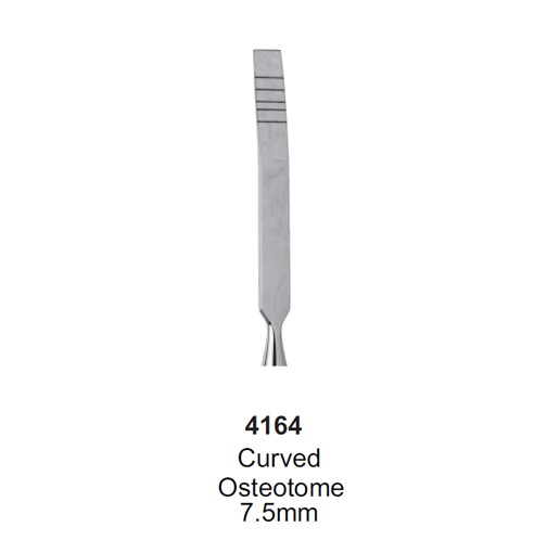استوتوم Osteotome،curved،8mm جویا (4164)