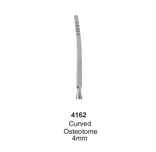 استوتوم Osteotomo، curved، 4mm جویا(4162) LOT:1538