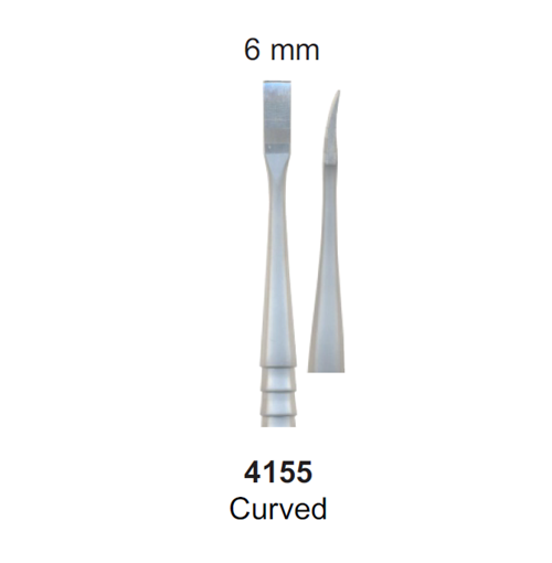استوتوم Osteotome، Bone split،curved 6mm جویا (4155)