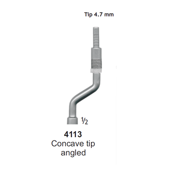 استئوتوم جویا (ایمپلنت برای کف سینوس،مقعر) (4113) LOT:1538 OSTEOTOME Concave Curved 4.7