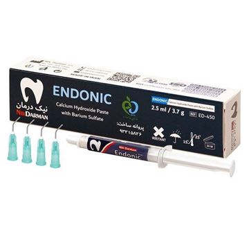تصویر خمیر کلسیم هیدروکساید 3/7 گرمی نیک درمان Endonic