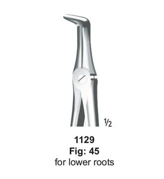 فورسپس ریشه کش پایین ویژه ریشه های بلند جویا(1129)