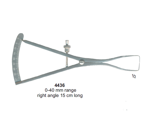 Bone Caliper،0-40mm، Right Angled 17جویا(4439)