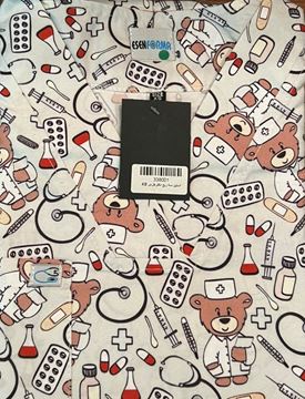 اسکراب آستین کوتاه دکتر خرس سایز M شفاگستر