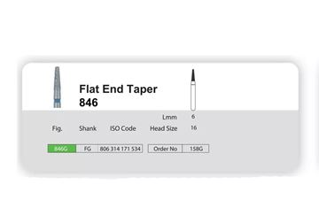 فرز الماسی تک عددی سانی  FLAT END TAPER 846 158G