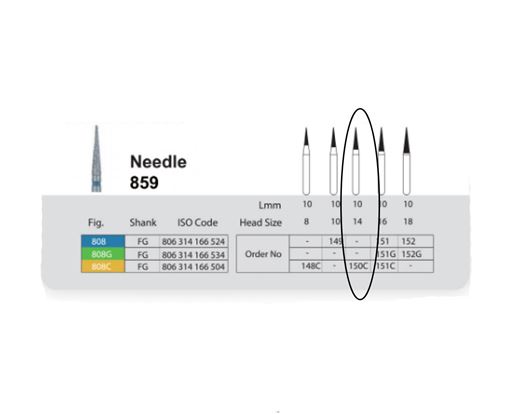 فرز الماسی تک عددی توربین سانی  NEEDLE 859 150C