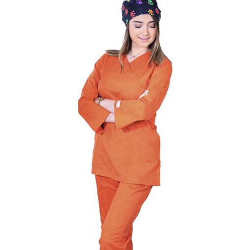 اسکراب (تونیک) زنانه نارنجی RTK SCRUBS