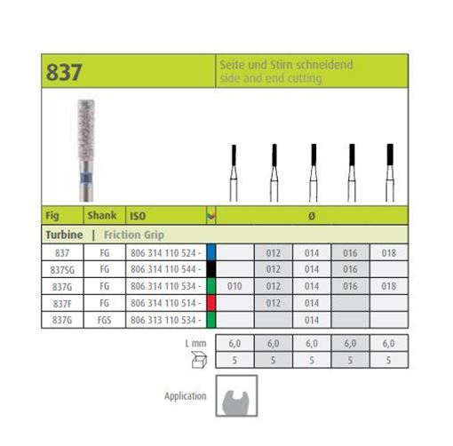 فرز الماسی توربین تکی جوتا 837G.FG.