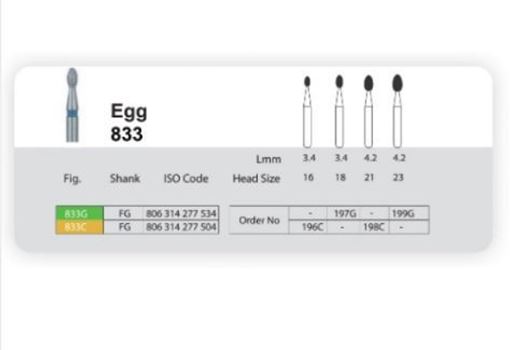 فرز الماسی تک عددی توربین سانی EGG 833 196G