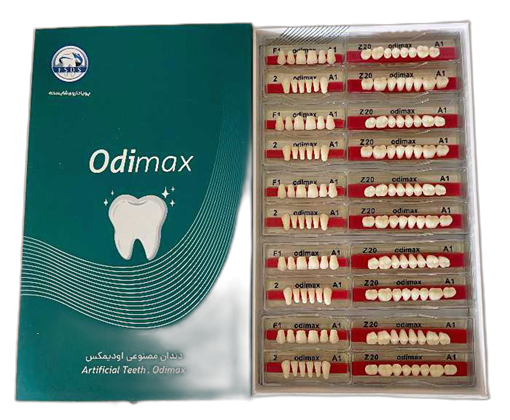 تصویر  دندان مصنوعی 28 عددی اودیمکس  ODIMAX A1/Z20