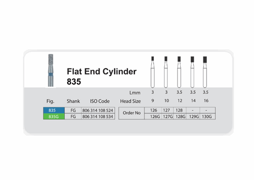 تصویر  فرز الماسی تک عددی توربین سانی FLAT END CYLINDER 835