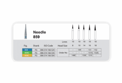 تصویر  فرز الماسی تک عددی سانی  NEEDLE 859