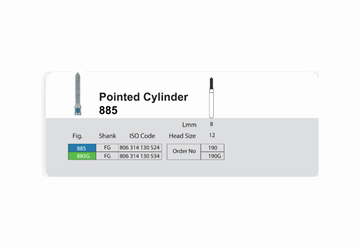 تصویر فرز الماسی تک عددی توربین سانی ( POINTED CYLINDER 885 (190G