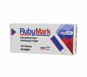 تصویر کاغذ کاربن مستقیم قرمز و آبی 40میکرون 144 عددی روبی  RUBY MARK