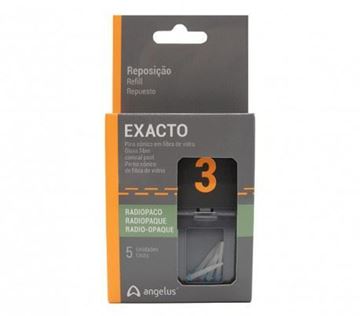 تصویر پین پست نوری کونیکال 5 عددی تک سایز (3) آنجلوس  Exacto Translucent-Refill