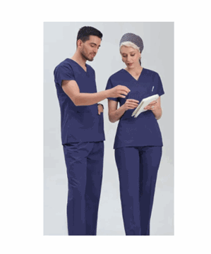 تصویر شلوار و اسکراب سرمه ای سایز RTK SCRUBS (XL)