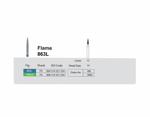 تصویر  فرز الماسی توربین سانی ( Blue Diamond FLAME 863L (188G