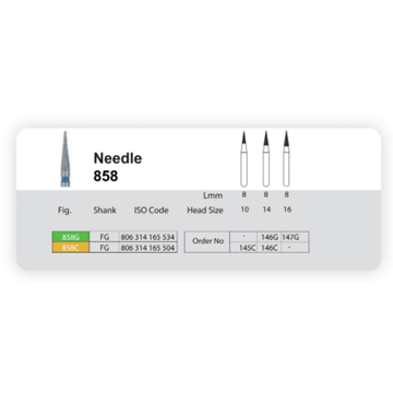 تصویر فرز الماسی تک عددی توربین سانی NEEDLE 858