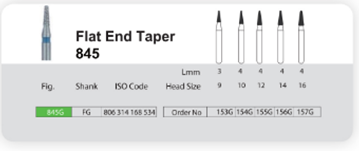 تصویر فرز الماسی تک عددی سانی FLAT END TAPER 845