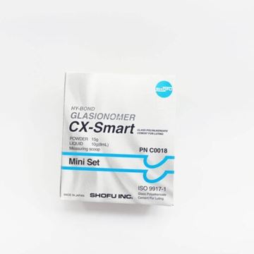 تصویر سیمان گلاس آینومر لوتینگ 15 گرم پودر 10گرم مایع شوفو ژاپن CX_SMART