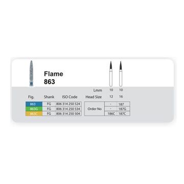 تصویر فرز الماسی  توربین سانی ( FLAM 863 (186G
