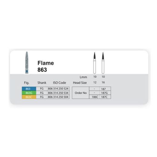 تصویر  فرز الماسی  توربین سانی ( FLAM 863 (186G