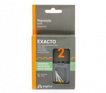 تصویر پین پست نوری کونیکال 5 عددی تک سایز 2 آنجلوس Exacto Translucent-Refill
