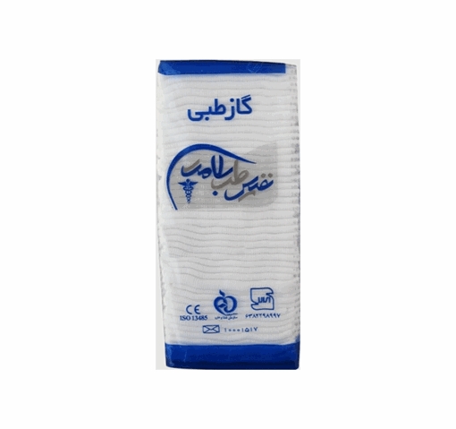 تصویر  گاز 10*10 ساده (16لایه) (400گرمی)نفیس