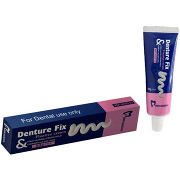 تصویر چسب دندان مصنوعی 50 گرمی (تاریخ 2028/08) مروابن  Denture Fix