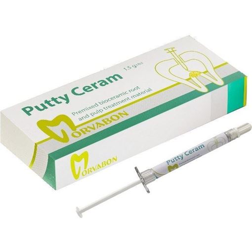 تصویر  خمیر پوتی سرام 1/5 گرمی (تاریخ 2027/07) مروابن PUTTY CERAM