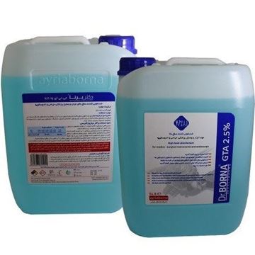 تصویر محلول ضد عفونی سطوح پنج لیتری الکلی (تاریخ 2027/09) دکتر برنا