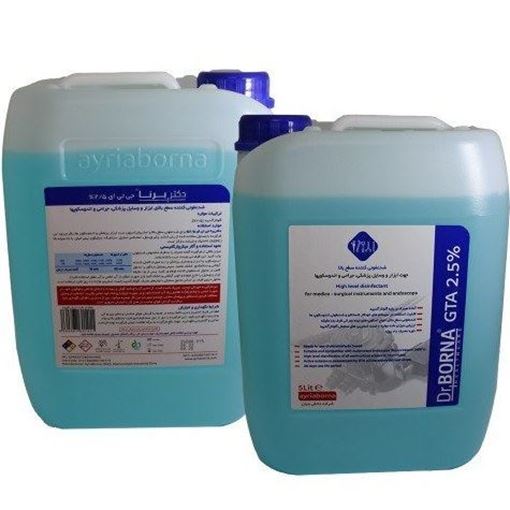 تصویر  محلول ضد عفونی سطوح پنج لیتری الکلی (تاریخ 2027/09) دکتر برنا