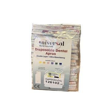 تصویر پیشبند نم گیر (ساده) بنددار تا شده یکبار مصرف 50 عددی برلیانت