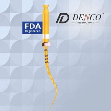 تصویر فایل روتاری 25 میلی سایز F1 دنکو  D-super file DENCO GOLD