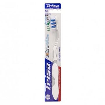 تصویر مسواک تریزا مدل extra white با برس متوسط