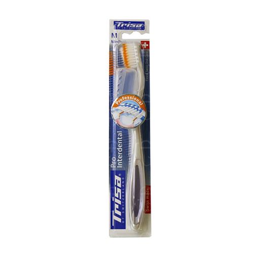 مسواک Pro Interdental برس متوسط تریزا همراه با محافظ